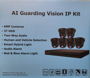 Hikvision Guarding Vision 8ch  IP Security Camera Kit  IP-KIT8662-BR-BLACK