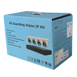 Hikvision Guarding Vision 4ch  IP Security Camera Kit IP-KIT4642-BR