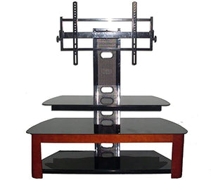 BEST Wood Home Theater Stand with 37-52 inch TV Mount (BEST STAND-77)
