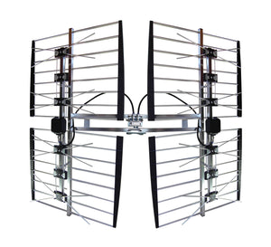 BEST 360-Degree Adjustable 8-Bay Multi-Directional (45-80+ mi/70-130+ km) HDTV UHF Antenna (BEST-8HD-180D)