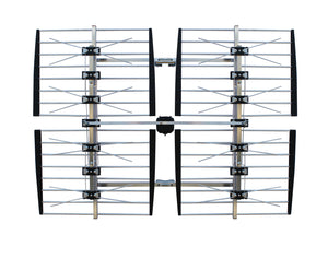 BEST 8-Bay Long Distance Multi-Directional (80+ mi/130+ km) HDTV UHF/VHF Antenna (BEST-8HD)