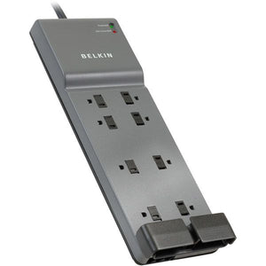 Belkin 8-Outlet Home/Office Surge Protector w/Phone Line + Extended Cord