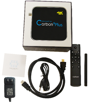 WaveMatter CARBON 9 Plus Android TV BOX - QUAD-CORE, 4K, 4GB RAM, 32GB STORAGE, KODI,802.11ac Dual band wifi