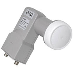 GT-Sat Dual-Output DSS Circular LNB for 118/119 W - 0.2 dB Low Noise