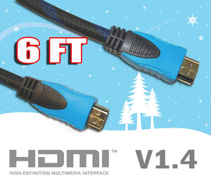 Premium 6 ft (1.8 m) High-Speed HDMI 1.4 Cable