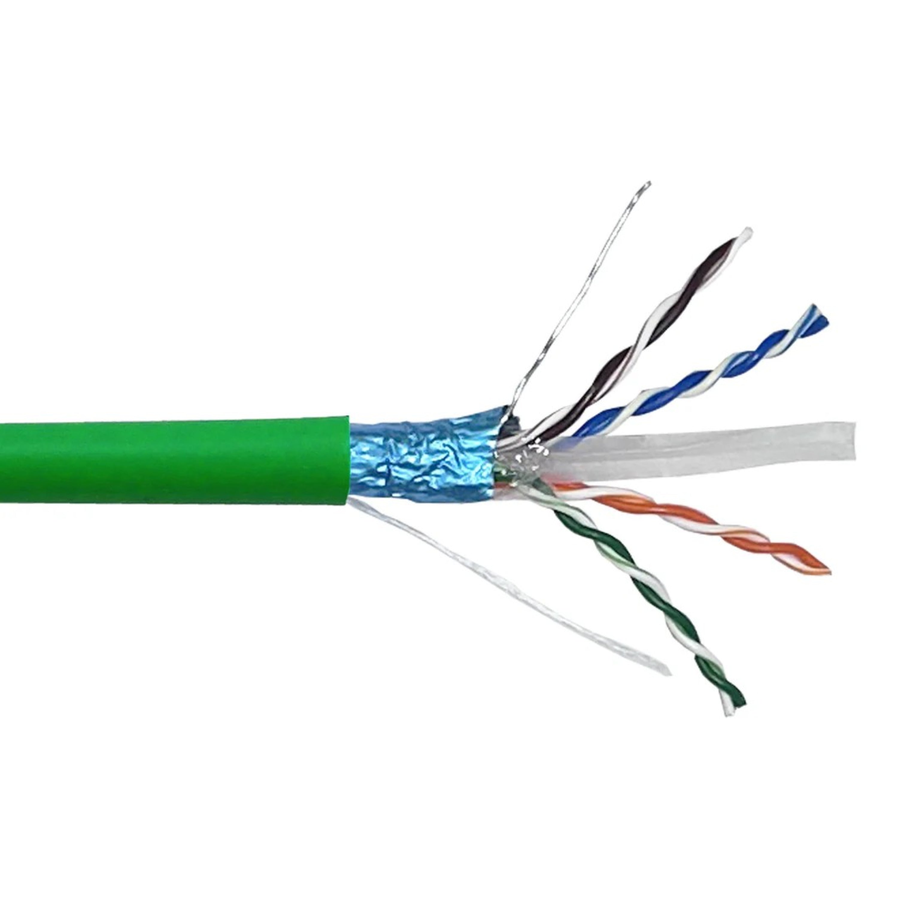 CAT6 550MHz F/UTP Riser Cable, 23AWG Solid Copper – 1000ft