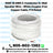 16 AWG 2-Conductor In-Wall Speaker Wire – White Oxygen-Free Copper Cable, FT4 Rated, 50ft–150ft