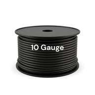 10 Gauge Power Wire 250FT Spool – Ultra Flexible Matte PVC Jacket Cable (Red / Black) Automotive, Car Audio & Electrical Use