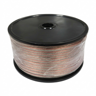 14 Gauge Speaker Wire 500FT Roll – Clear PVC Jacket with Silver & Gold Conductors