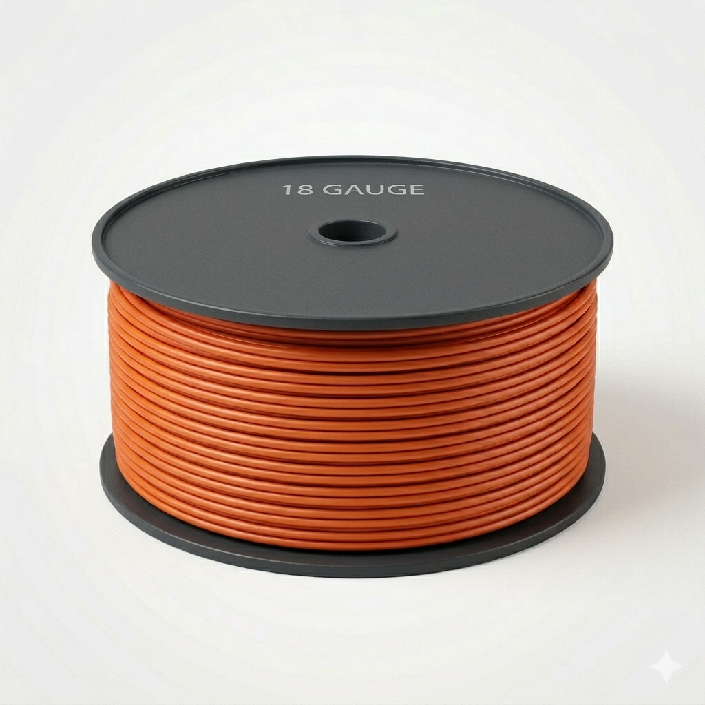 18 Gauge Remote Wire 500FT Spool – Power Trigger Wire for Car Audio, Amplifier & Installations
