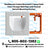 BestMounts Combo Recessed 2-Gang Cable Pass-Through Wall Plate with Drywall Retrofit Mounting Bracket | BWPW2 + BLVP2