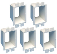 Arlington BE1-5 Electrical Outlet Box Extender, 1-Gang, White 5 pack