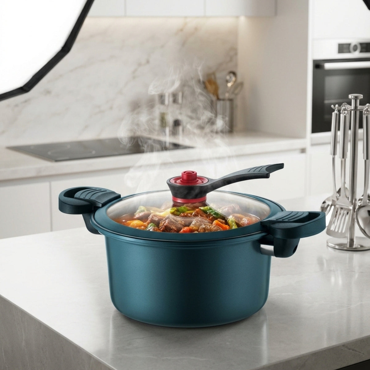 28cm Premium Non-Stick Micro Pressure Cooker Pot