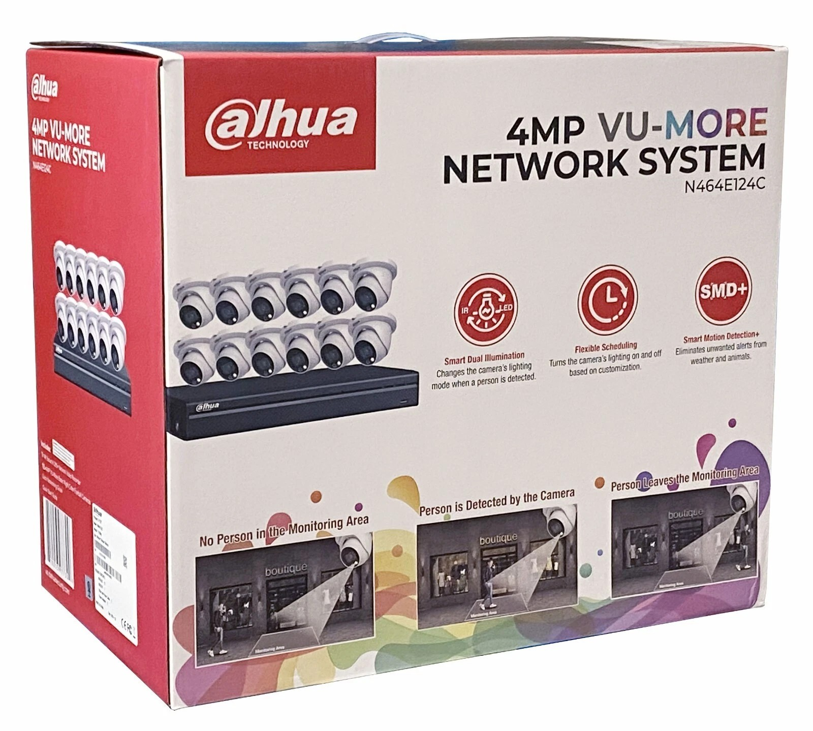 DAHUA N484E62C Eight-channel Night Color (VU-More Color) Security System