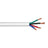 14AWG 4-Conductor In-Wall Speaker Cable, OFC, CMR Riser Rated, White, 500ft