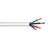 16AWG 4-Conductor In-Wall Speaker Cable, OFC, CMR Riser Rated, White, 500ft
