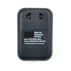 50 Watt Travel Voltage Converter (Step Up -- 110V Electricity / 220V Device)  50W (Step Up)
