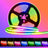 5M RGB COB LED Strip Light with Controller & 12V 5A Power Supply – 576 LEDs/m, 10mm Flexible FCOB Tape Light, IP20