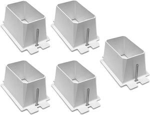 Arlington BE1-5 Electrical Outlet Box Extender, 1-Gang, White 5 pack