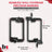 BestMounts - in Wall Cable Management Kit -Recessed Wall Plate Cable Pass Through Pair with Single Gang Low Voltage Mounting Bracket Black- TV Cord Hider for Wall Mounted TV ETL Listed(2-Pack, White)