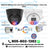 AIBASE 4K 8MP Active Deterrence Full-Color IP Turret Security Camera – 2.8mm Fixed Lens, PoE (CAM-IP3158-PV-28-AI-V2)