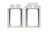 Arlington BE1-5 Electrical Outlet Box Extender, 1-Gang, White 5 pack
