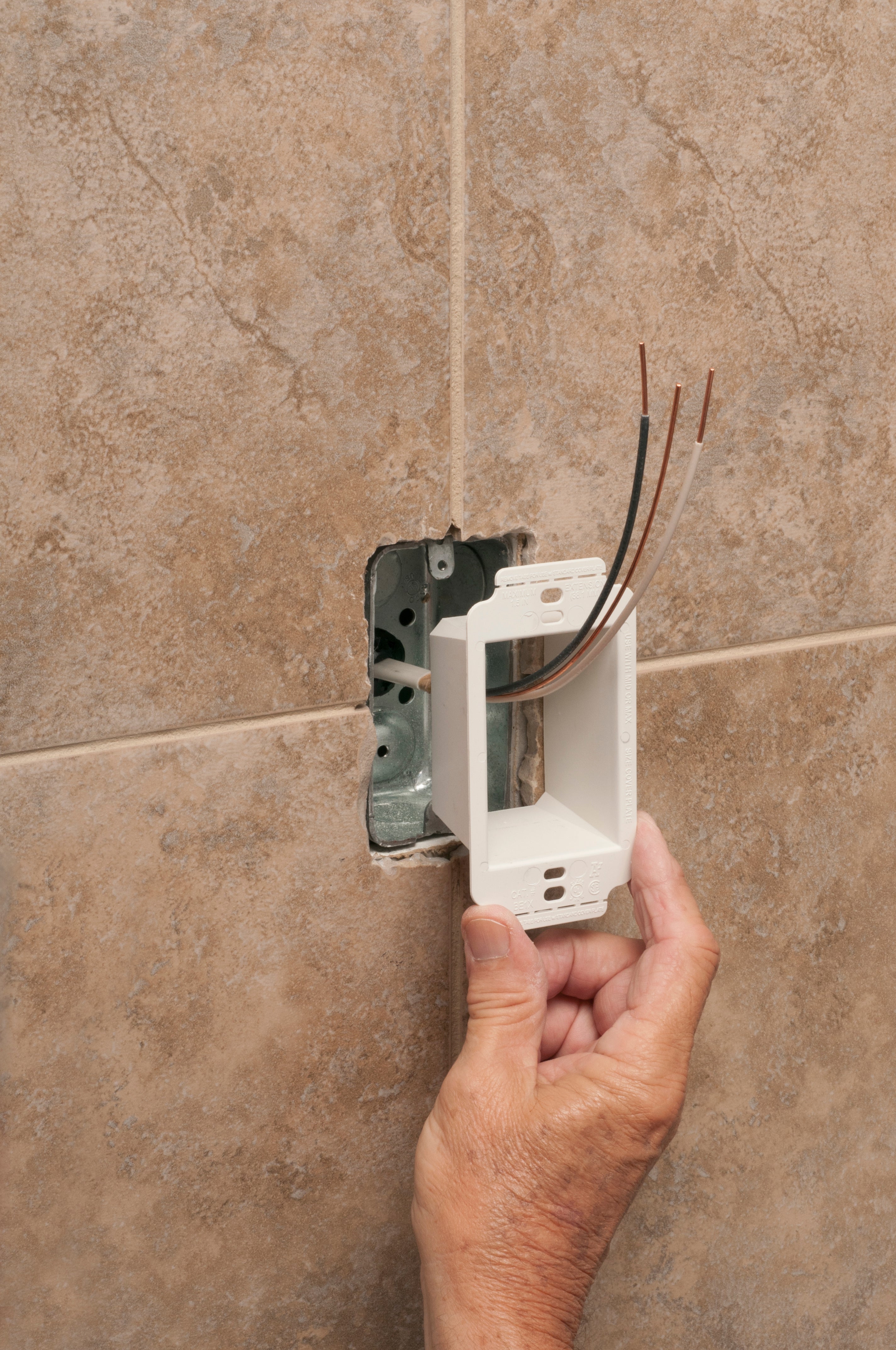 Arlington BE1-5 Electrical Outlet Box Extender, 1-Gang, White 5 pack
