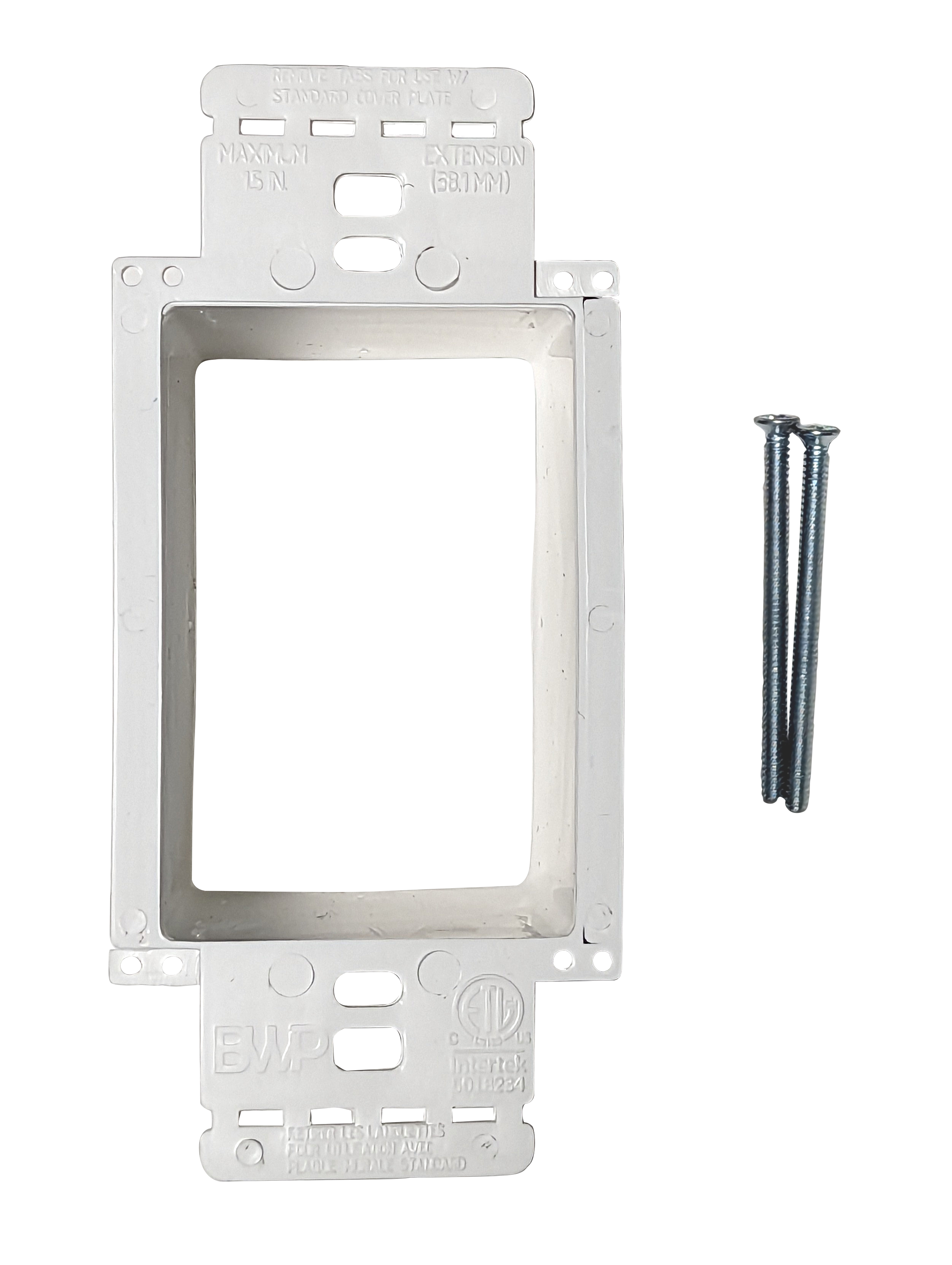 BestMounts Electrical Power Outlet Box Extender Kit | BEBEX