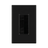 BestMounts Combo: Brush Decorator 1-Gang Cable Pass-Through Low Voltage Snap-On Wall Plate with Drywall Retrofit Mounting Bracket | BLVBRS1