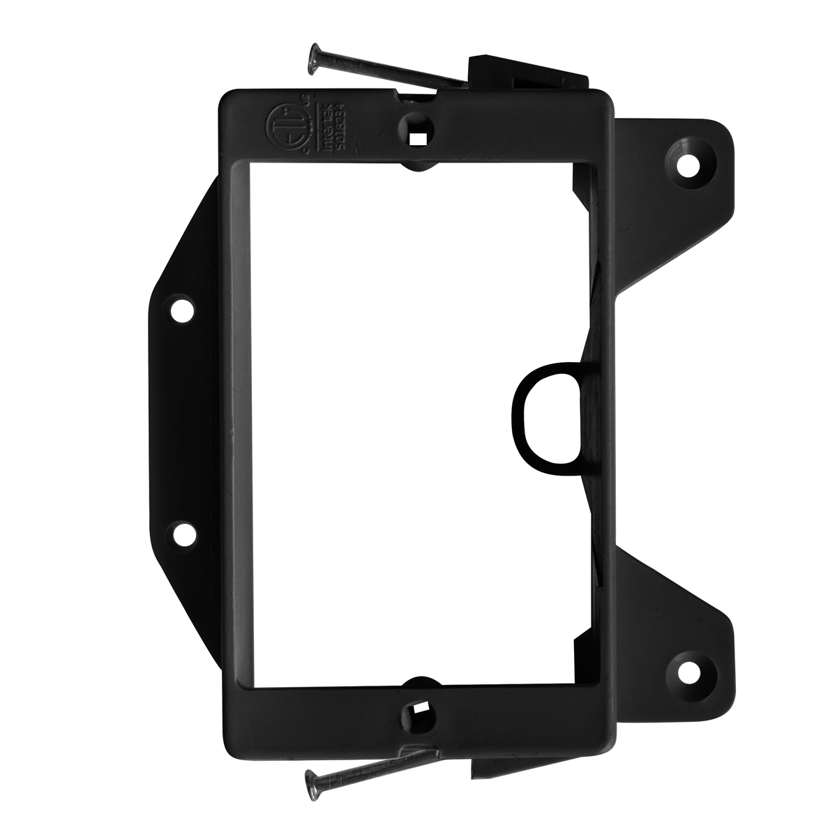 BestMounts 1-Gang New Construction Nail-On Low Voltage Mounting Bracket – Plastic