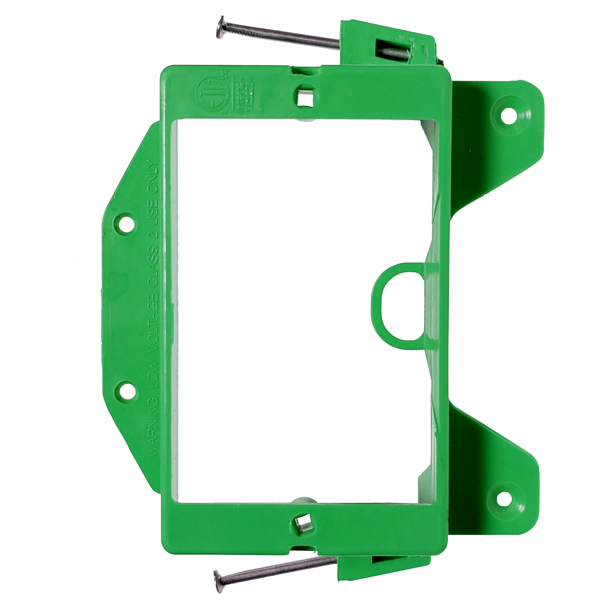 BestMounts 1-Gang New Construction Nail-On Low Voltage Mounting Bracket – Plastic