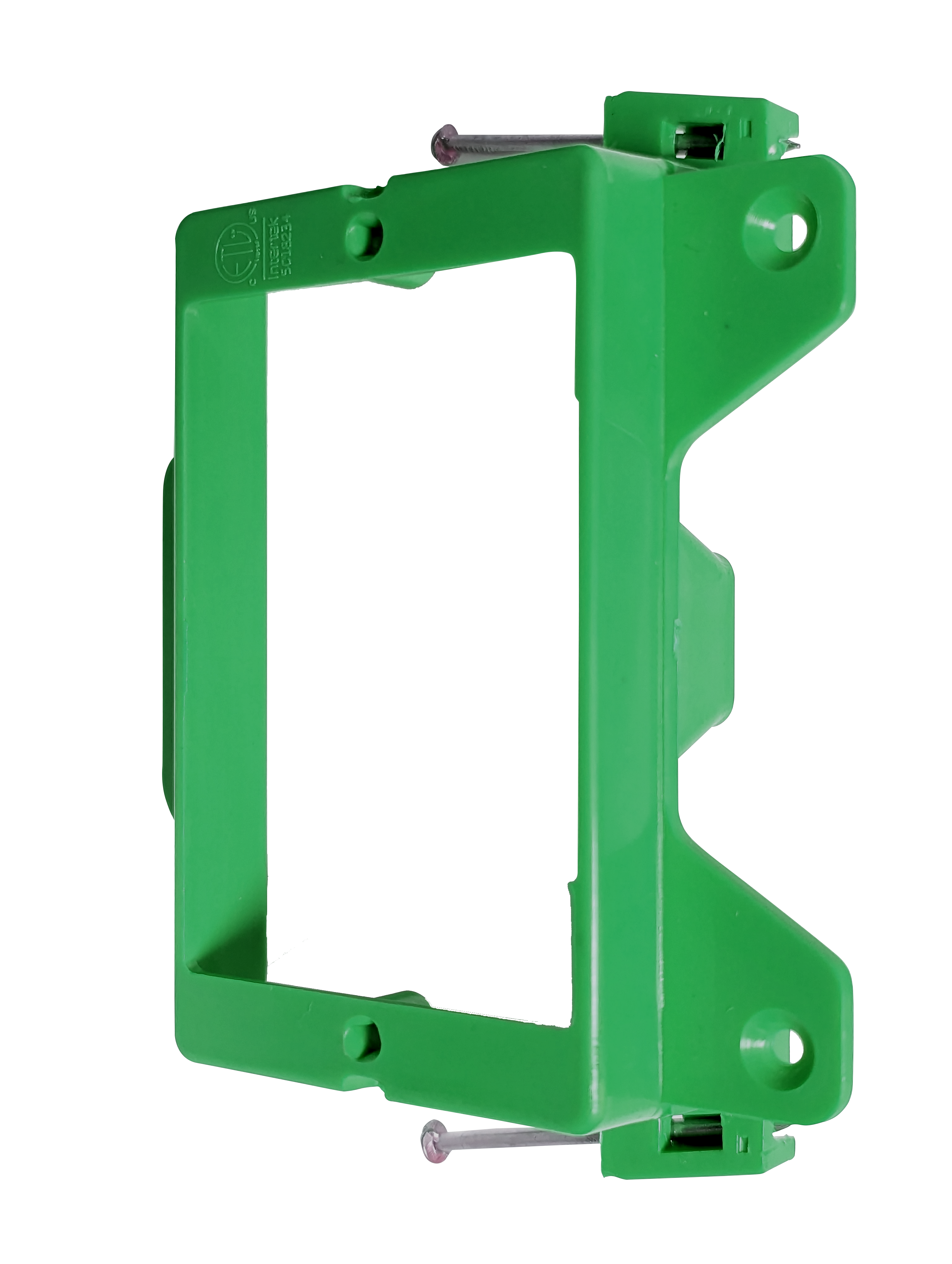 BestMounts 1-Gang New Construction Nail-On Low Voltage Mounting Bracket – Plastic