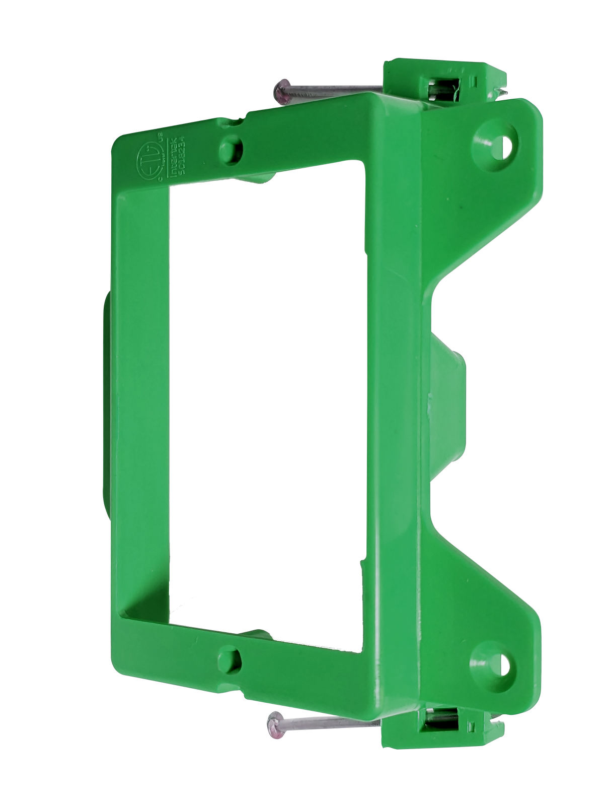 BestMounts 1-Gang New Construction Nail-On Low Voltage Mounting Bracket – Plastic