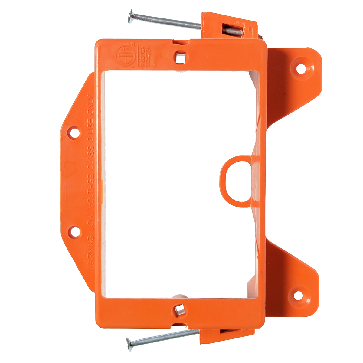 BestMounts 1-Gang New Construction Nail-On Low Voltage Mounting Bracket – Plastic