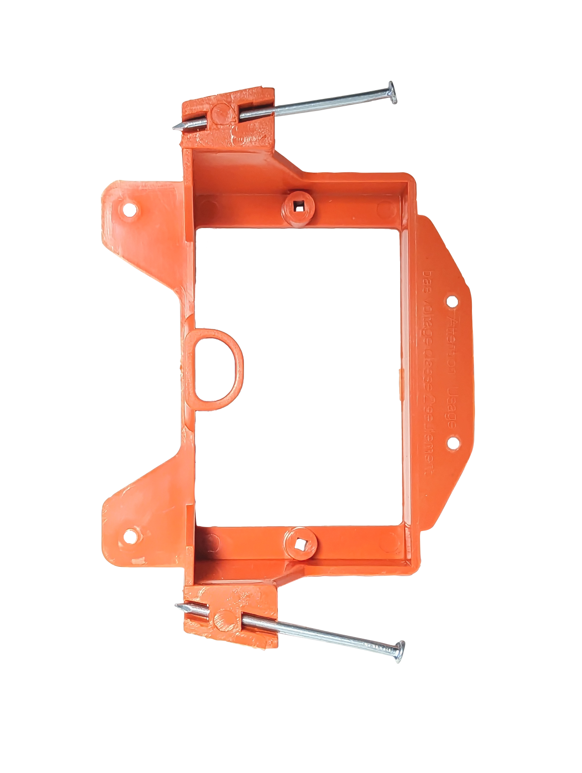 BestMounts 1-Gang New Construction Nail-On Low Voltage Mounting Bracket – Plastic