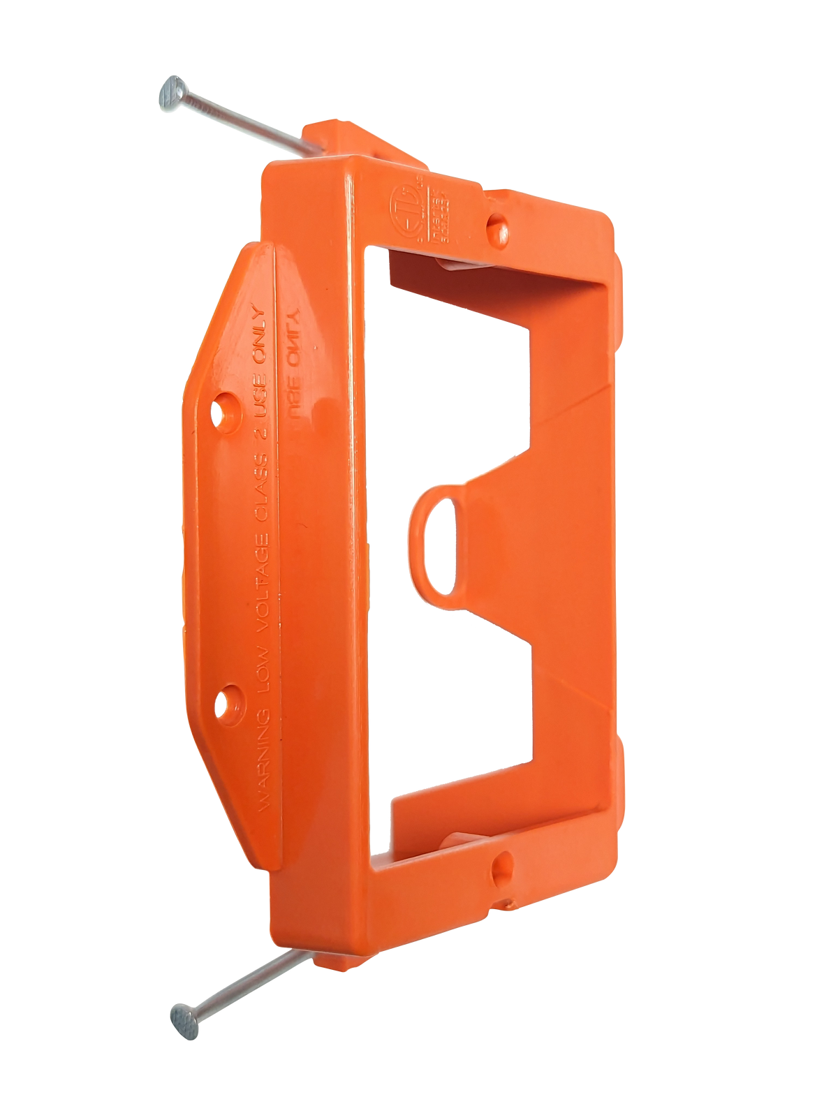 BestMounts 1-Gang New Construction Nail-On Low Voltage Mounting Bracket – Plastic