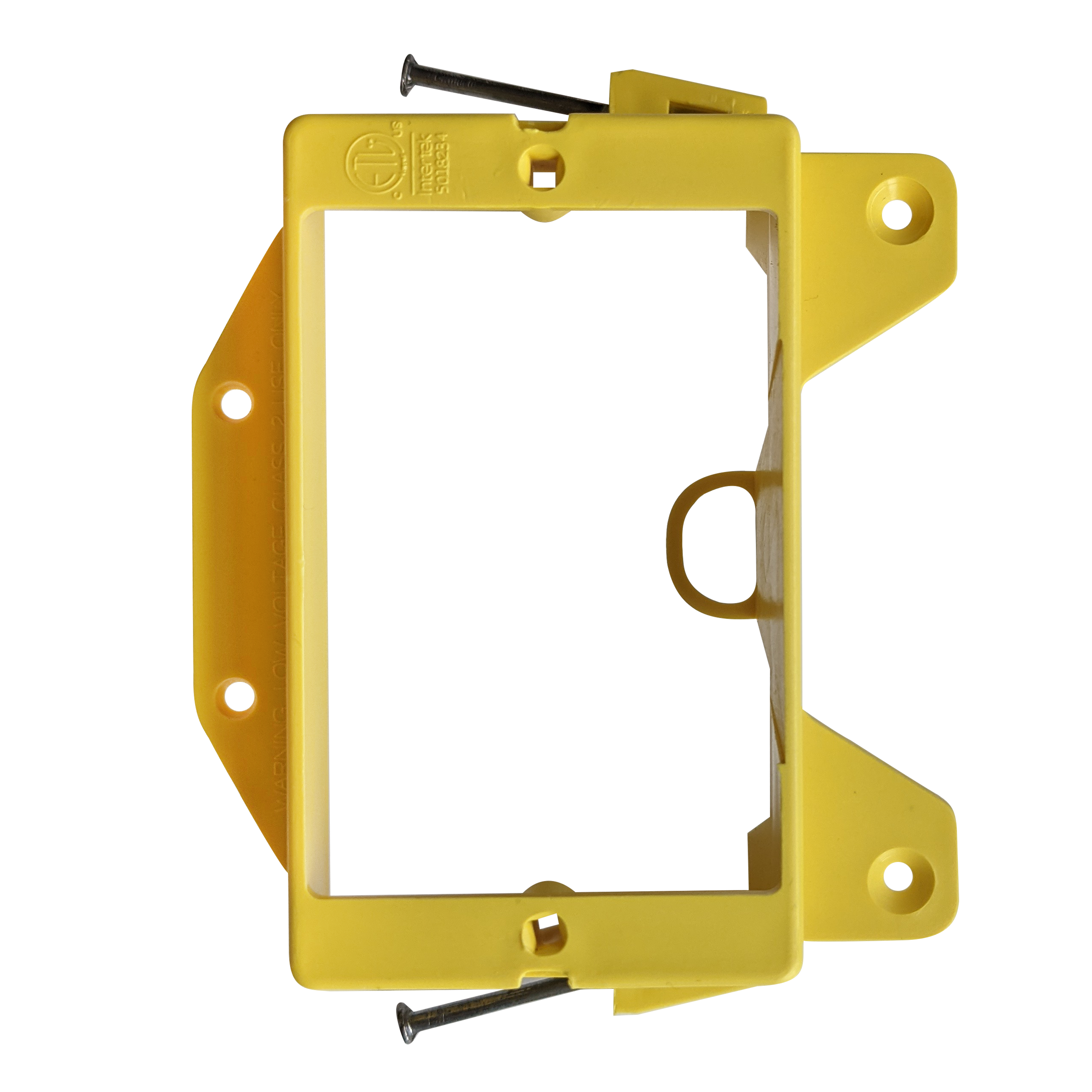 BestMounts 1-Gang New Construction Nail-On Low Voltage Mounting Bracket – Plastic