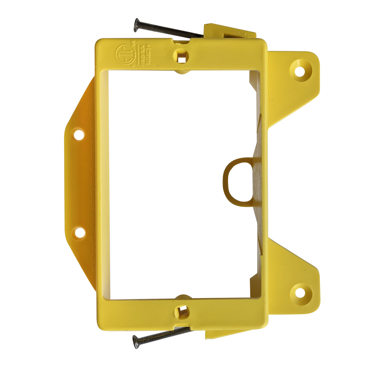 BestMounts 1-Gang New Construction Nail-On Low Voltage Mounting Bracket – Plastic