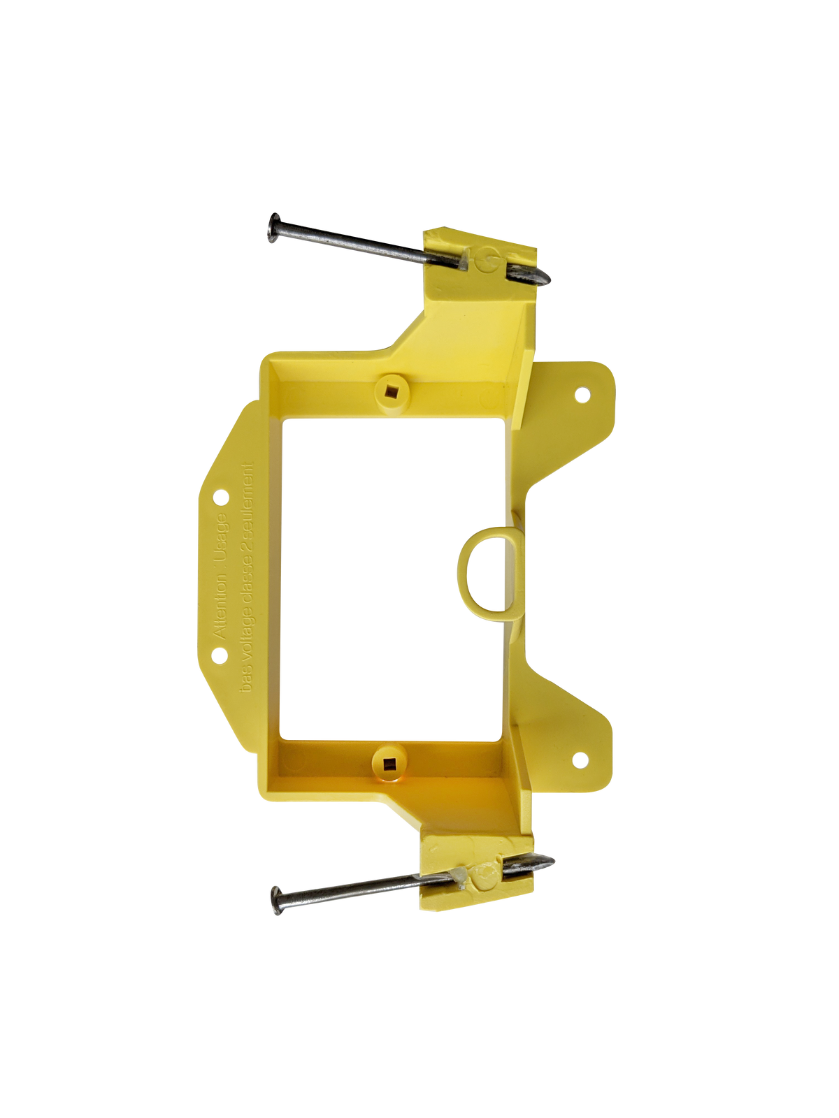 BestMounts 1-Gang New Construction Nail-On Low Voltage Mounting Bracket – Plastic