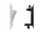 BestMounts Combo: Scoop (Outward) 1-Gang Cable Pass-Through Low Voltage Snap-On Wall Plate with Drywall Retrofit Mounting Bracket | BLVONS1