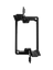 BestMounts Drywall Retrofit (Screw-On) 1-Gang Low Voltage Plastic Mounting Bracket | BLVP1