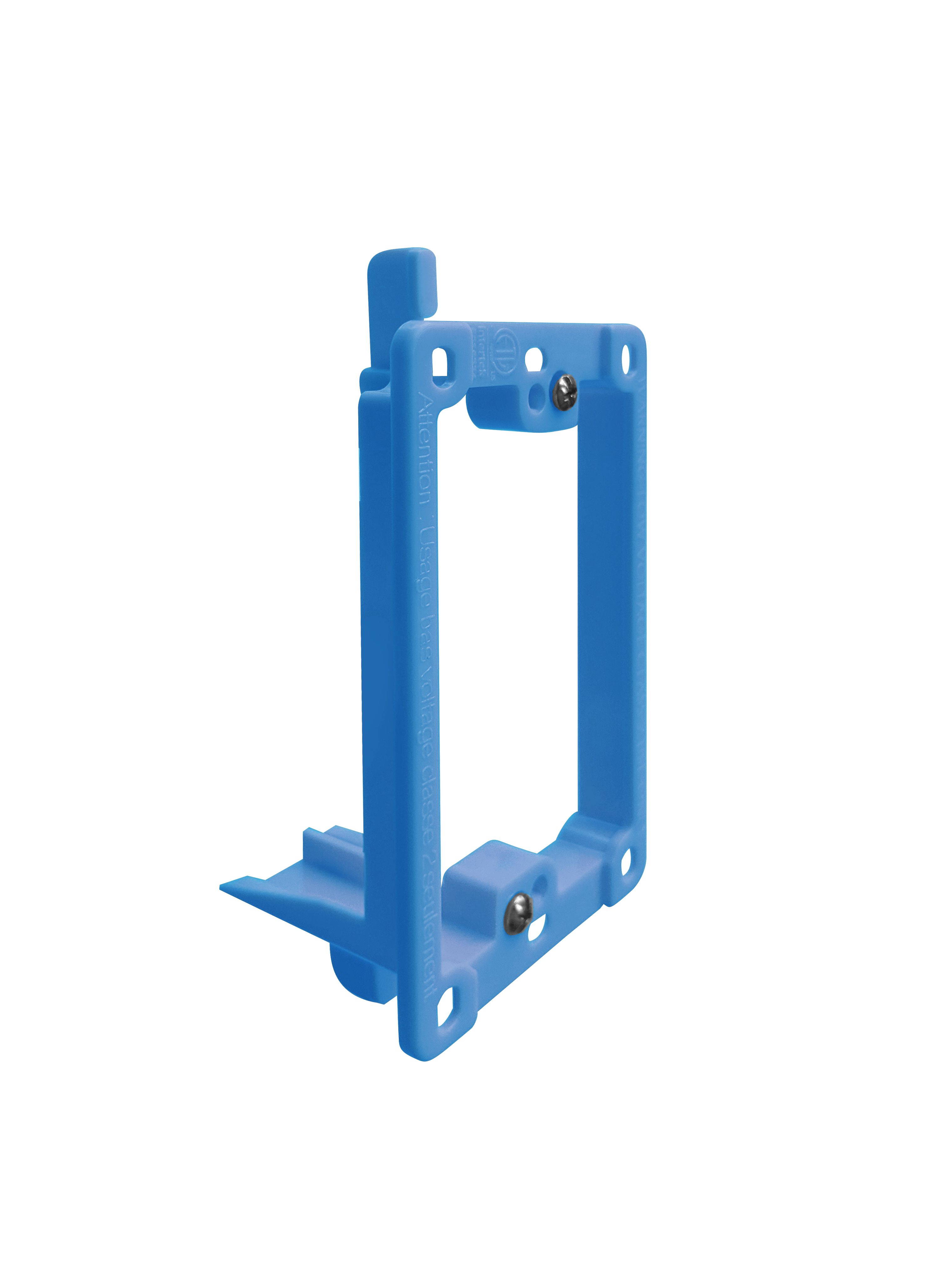 BestMounts Drywall Retrofit (Screw-On) 1-Gang Low Voltage Plastic Mounting Bracket | BLVP1