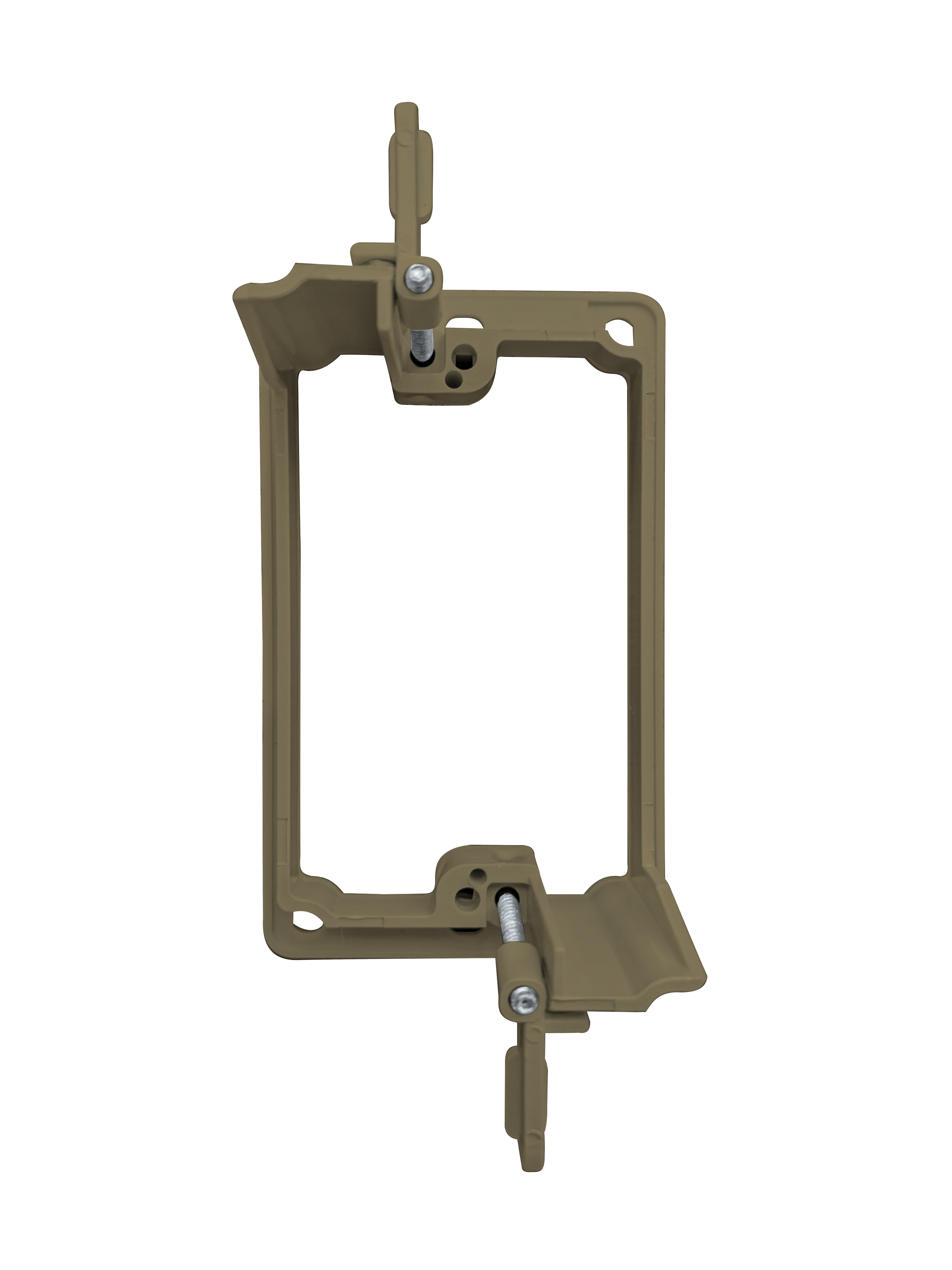 BestMounts Drywall Retrofit (Screw-On) 1-Gang Low Voltage Plastic Mounting Bracket | BLVP1