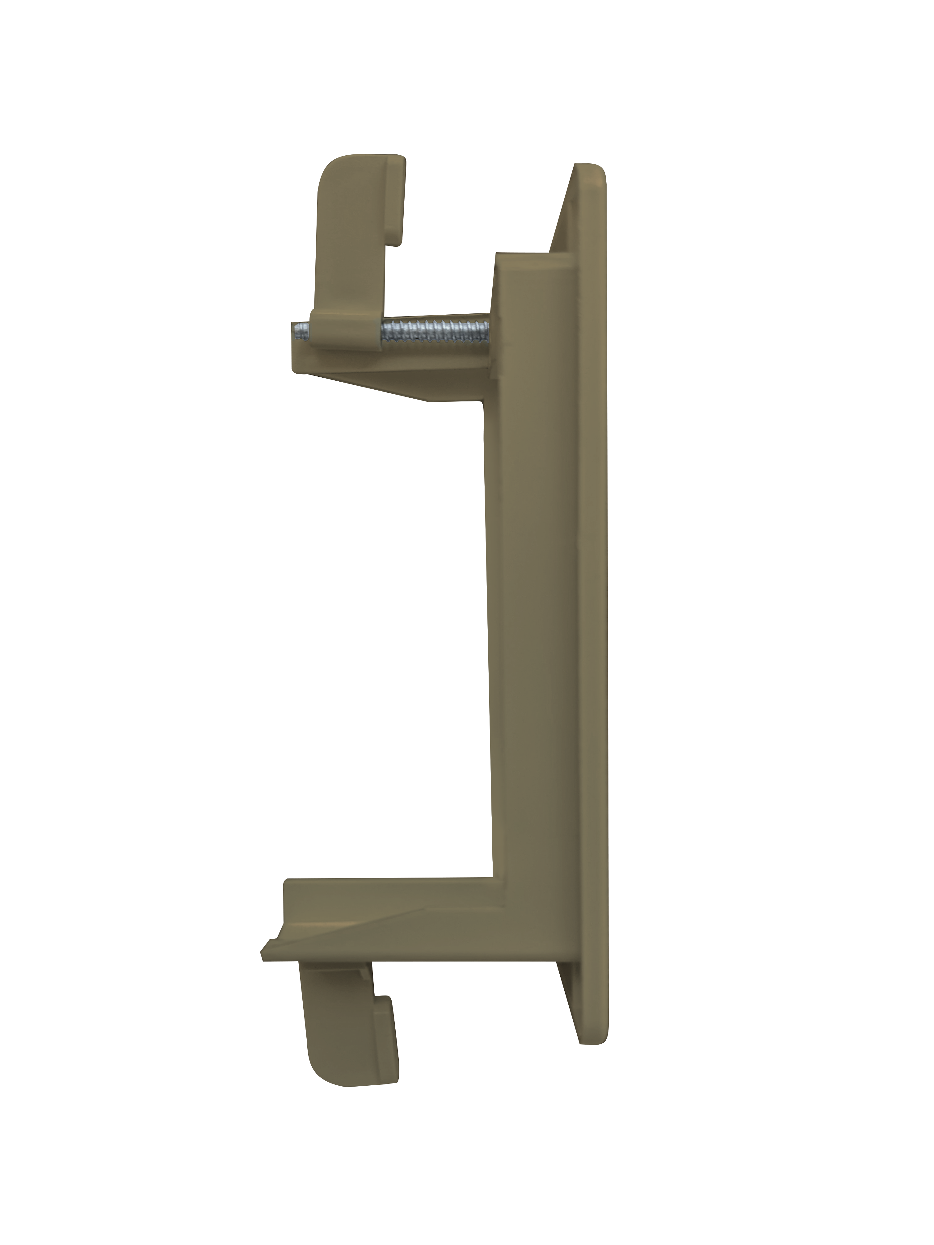 BestMounts Drywall Retrofit (Screw-On) 1-Gang Low Voltage Plastic Mounting Bracket | BLVP1