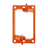 BestMounts Drywall Retrofit (Screw-On) 1-Gang Low Voltage Plastic Mounting Bracket | BLVP1