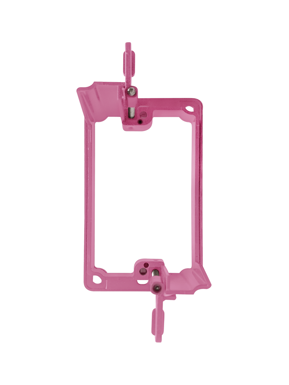 BestMounts Drywall Retrofit (Screw-On) 1-Gang Low Voltage Plastic Mounting Bracket | BLVP1