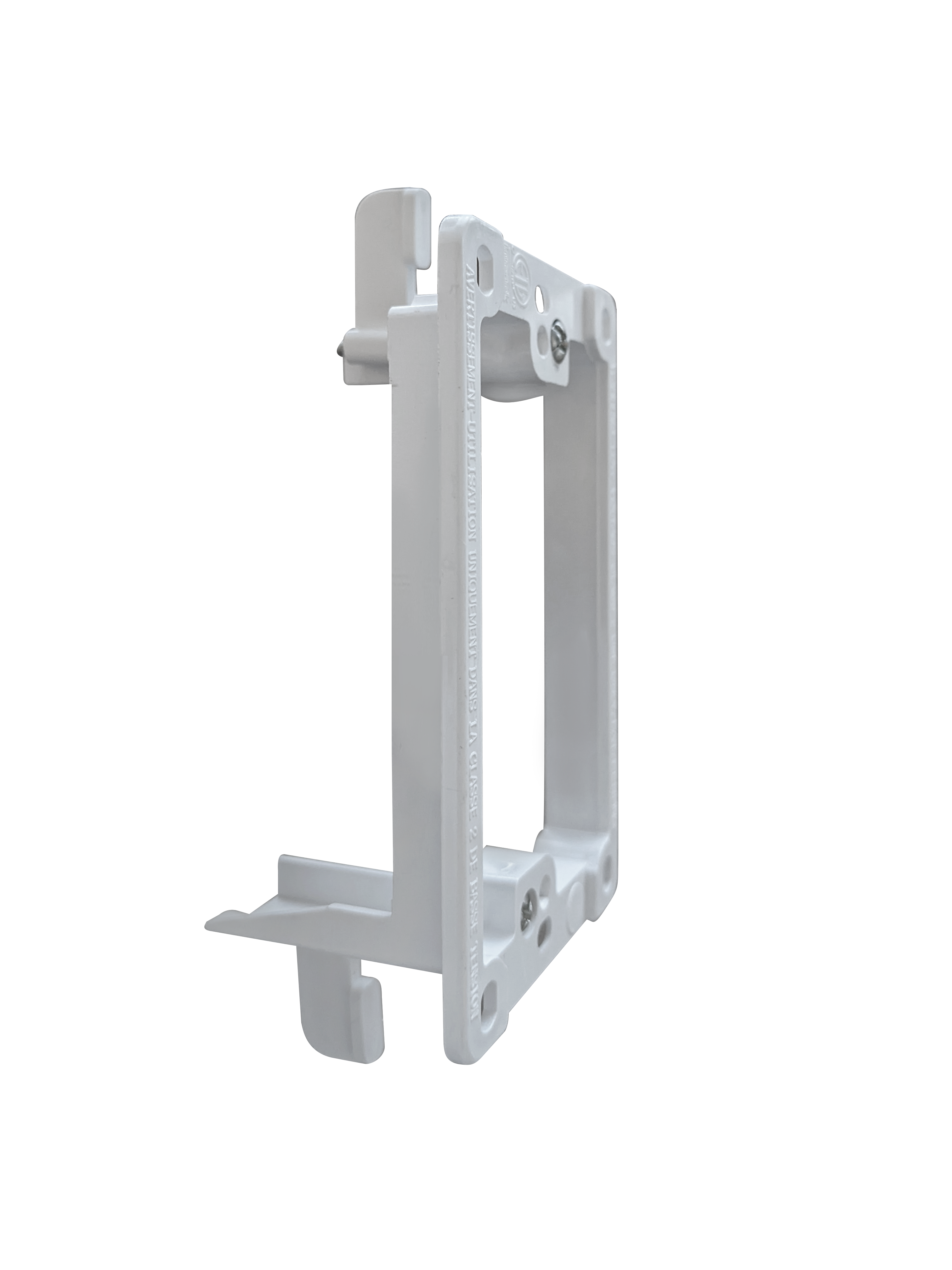 BestMounts Drywall Retrofit (Screw-On) 1-Gang Low Voltage Plastic Mounting Bracket | BLVP1