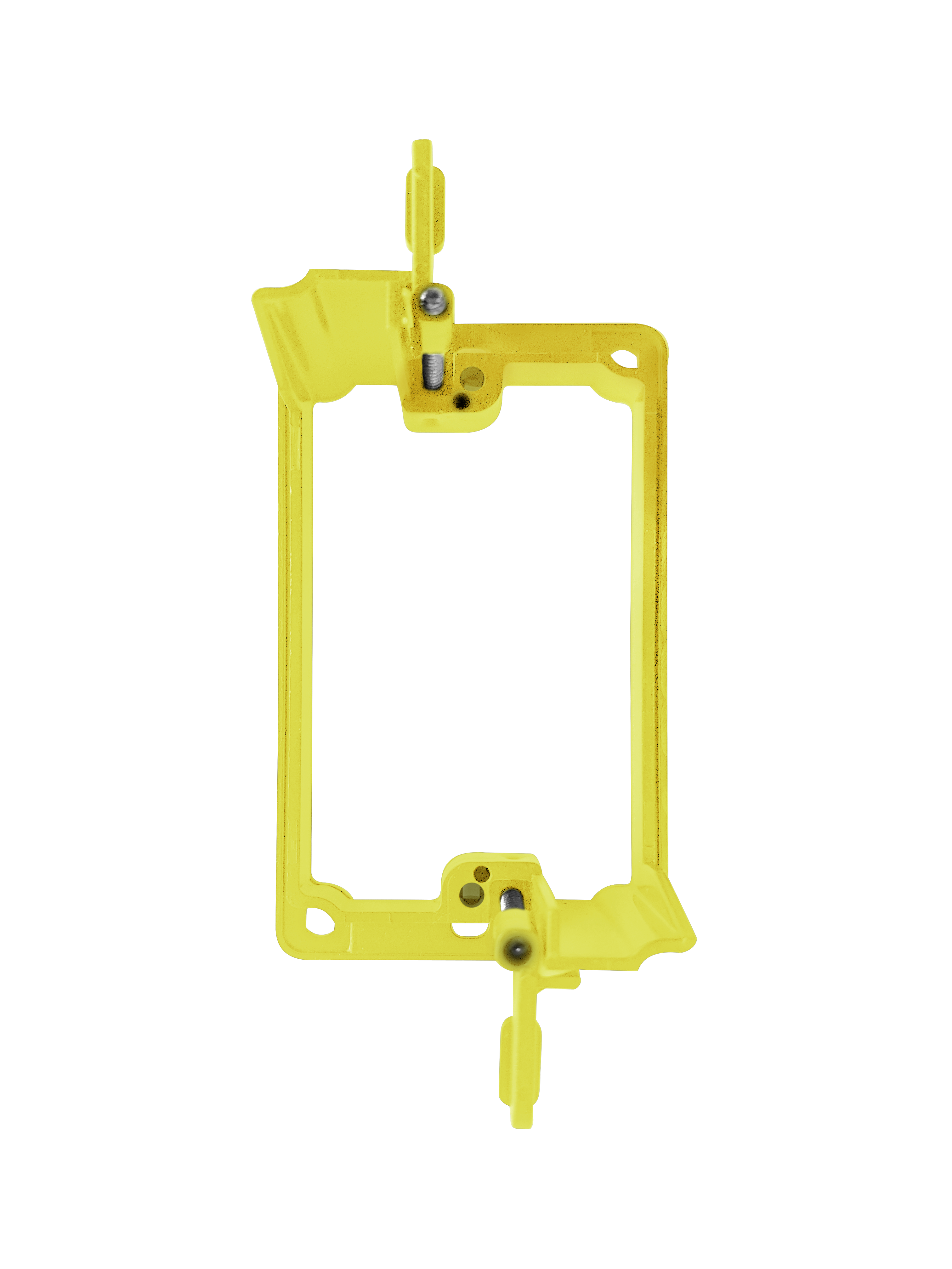 BestMounts Drywall Retrofit (Screw-On) 1-Gang Low Voltage Plastic Mounting Bracket | BLVP1