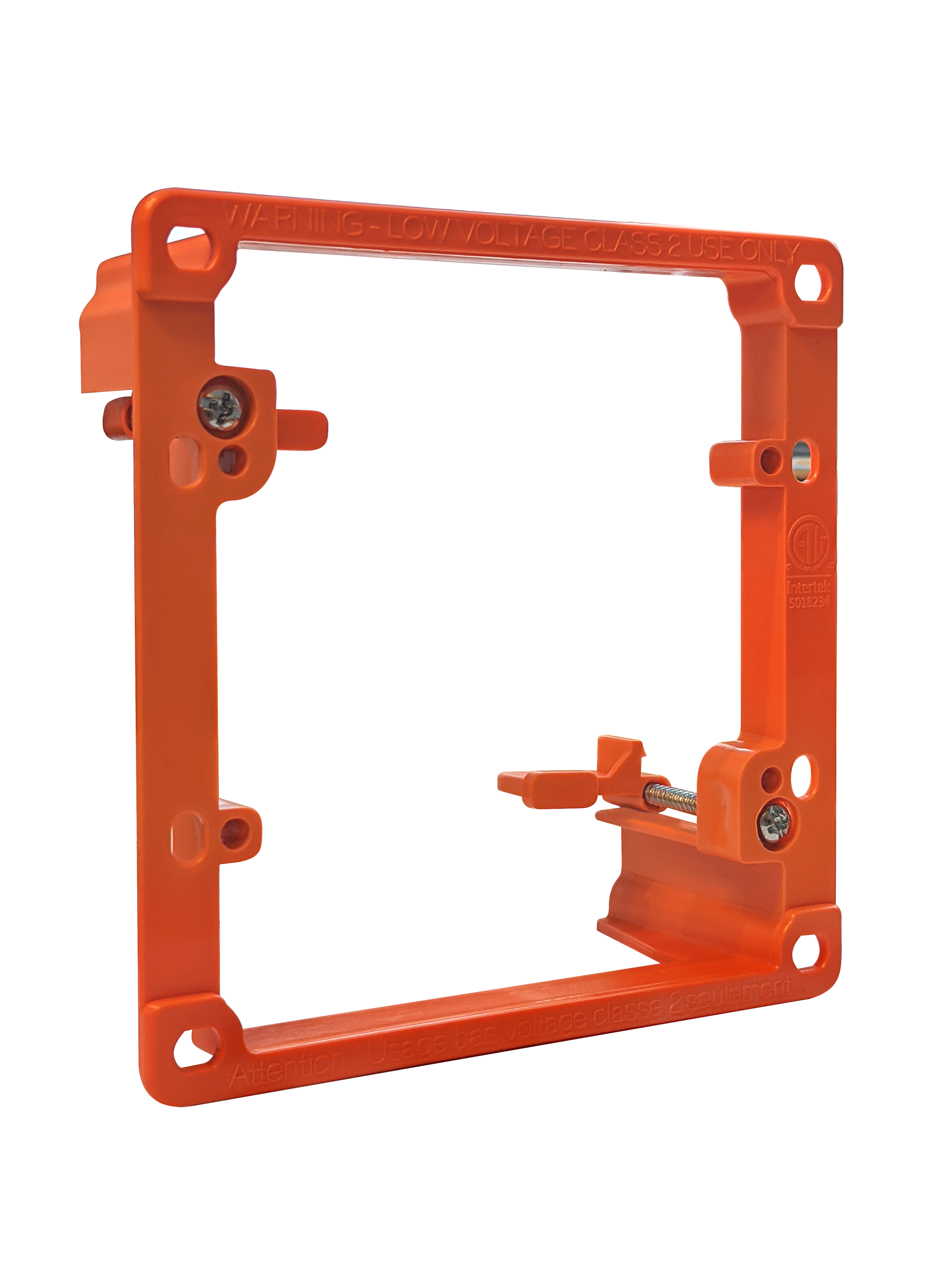 BestMounts Drywall Retrofit (Screw-On) 2-Gang Low Voltage Mounting Bracket | BLVP2
