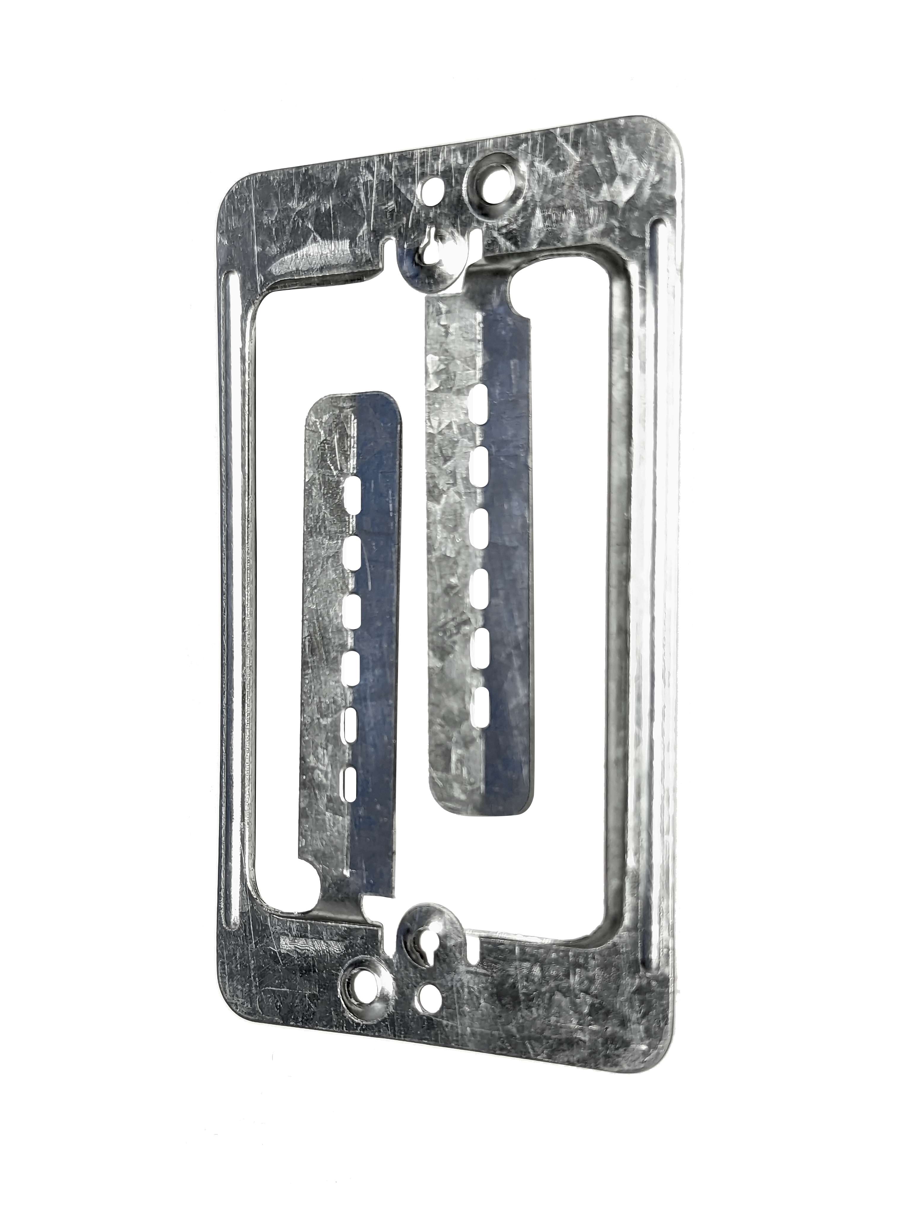 BestMounts Drywall Retrofit (Screw-On) 1-Gang Low Voltage Metal Mounting Bracket | BLVS1